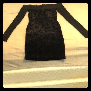 Black  Gladrags velvet and lace dress size small